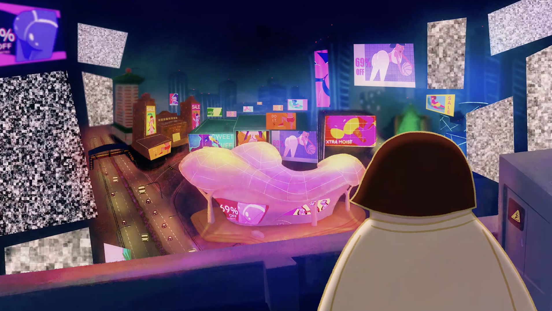 Karen plots to rid a fictional version of Orchard Road of sexual imagery.