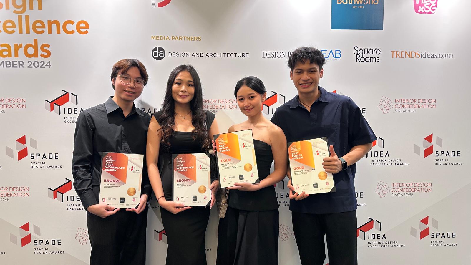 SPADE 2024 award ceremony LASALLE winners