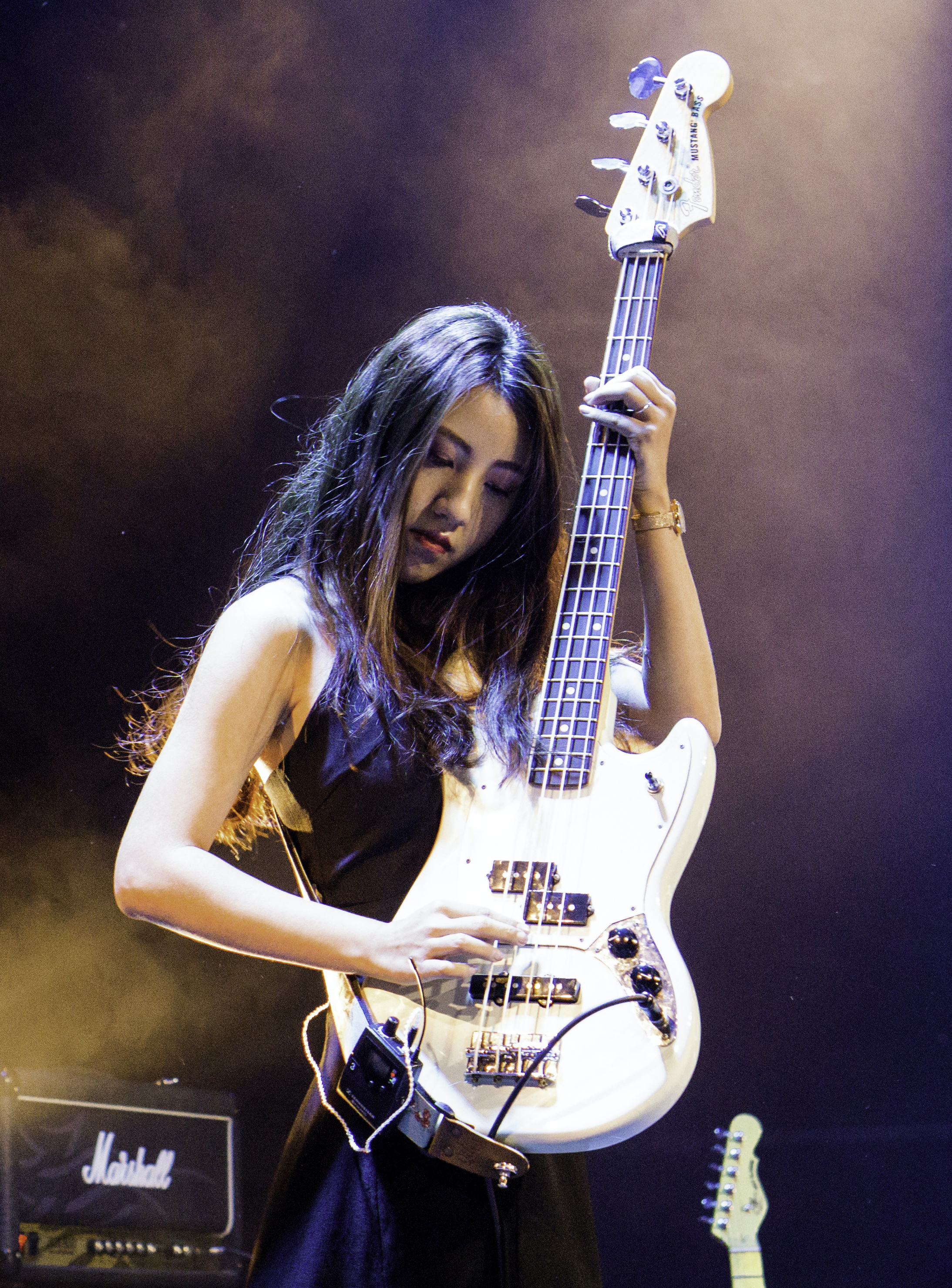 Emily performing at the Rock & Indie Festival 2019.