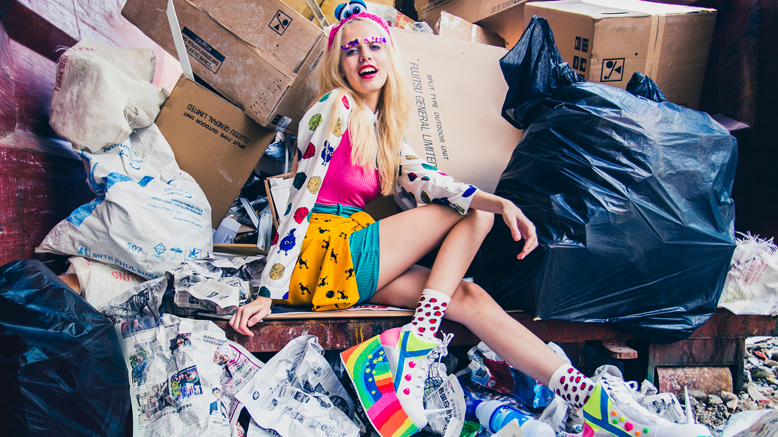 Her Daily Dives in the Dumpster