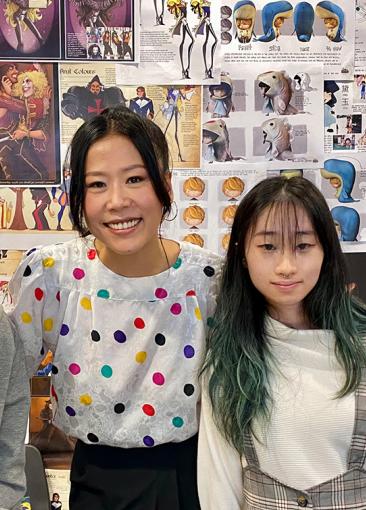 BA(Hons) Animation Art students with Pixar VP Domee Shi