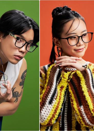 Winners of the Lenskart design competition from the School of Design Communication.