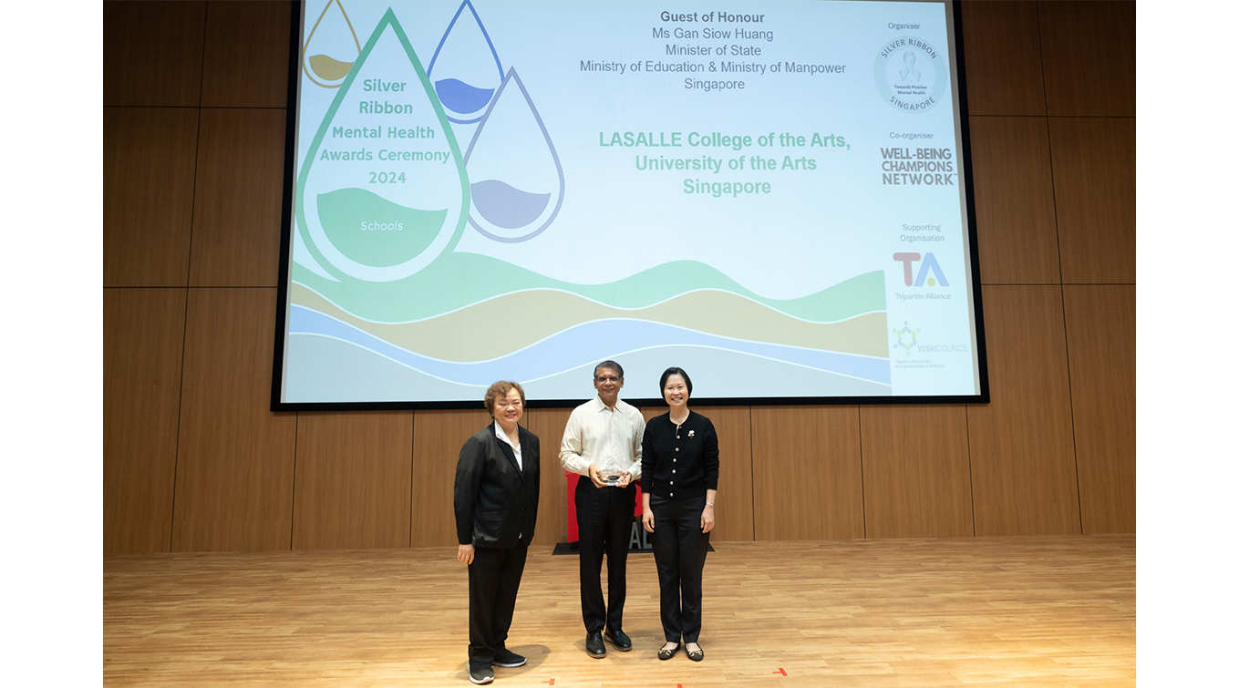 Silver Ribbon Mental Health Awards Ceremony with LASALLE Deputy President & Provost Dr Venka Purushothaman